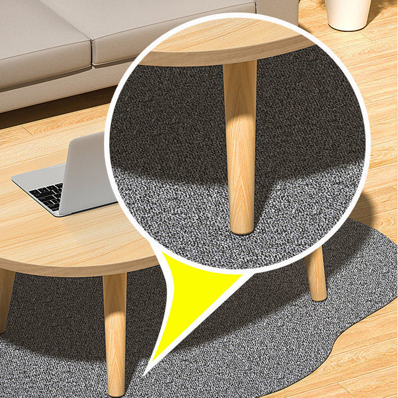 Modern Wood Side Table Bedroom No Distressing End Table with 4 Legs