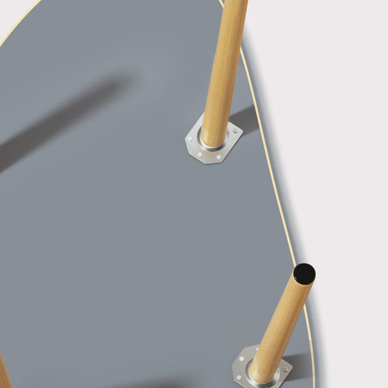 Modern Wood Side Table Bedroom No Distressing End Table with 4 Legs