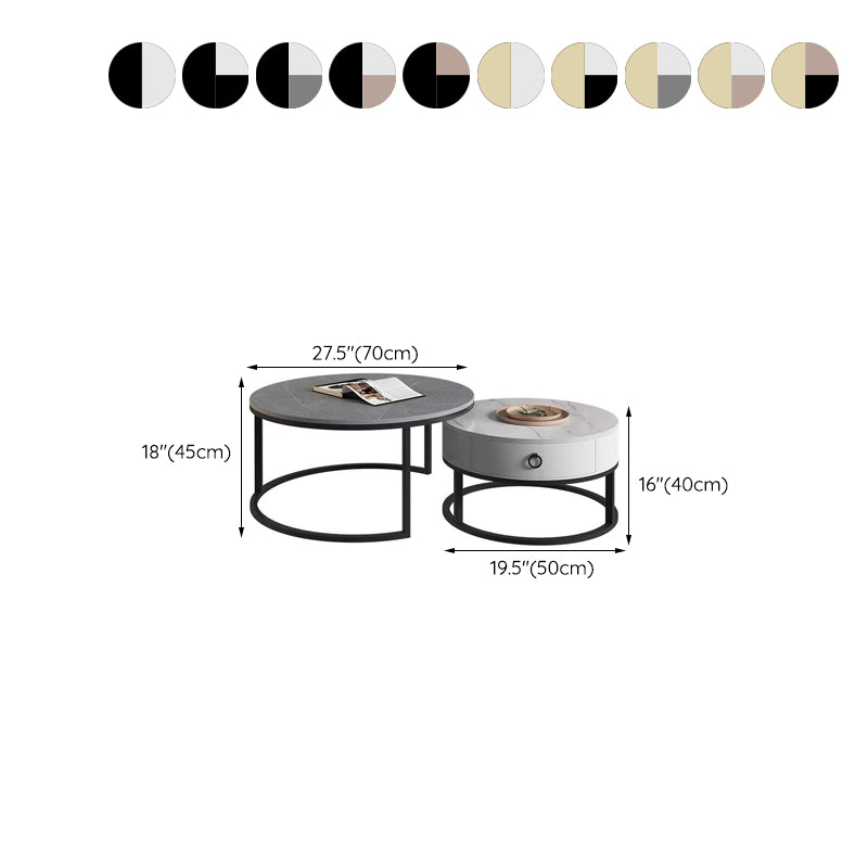 Glam Frame Side Table No Distressing Faux Marble End Table for Bedroom