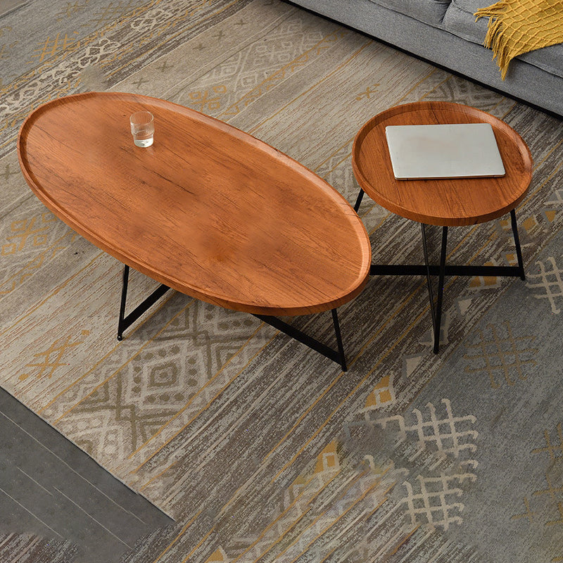 Contemporary Cocktail Table Solid Wood Coffee Cocktail Table