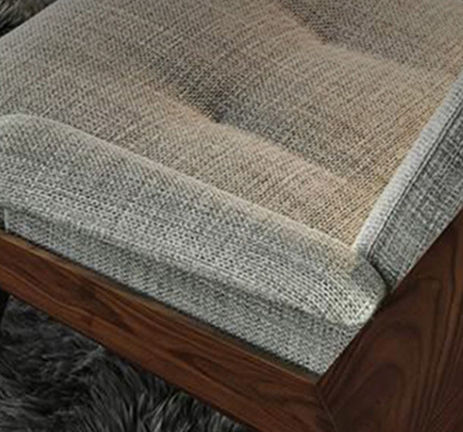 Industrial Lounge Chair Solid Color Cushion Back Basic Four Leg Reclining Accent Chair