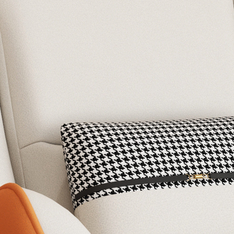 Mid-Century Modern Accent Chair Cushion Back Basic Four Legs Arms Included Armchair