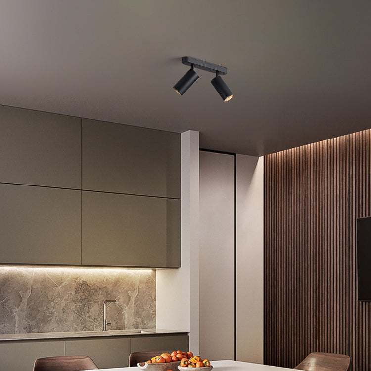 Nordic Style Ceiling Light Cylinder Shape Ceiling Lamp with Aluminum Shade for Bedroom
