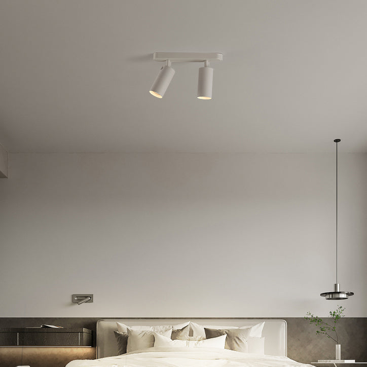 Nordic Style Ceiling Light Cylinder Shape Ceiling Lamp with Aluminum Shade for Bedroom
