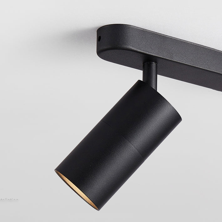 Nordic Style Ceiling Light Cylinder Shape Ceiling Lamp with Aluminum Shade for Bedroom