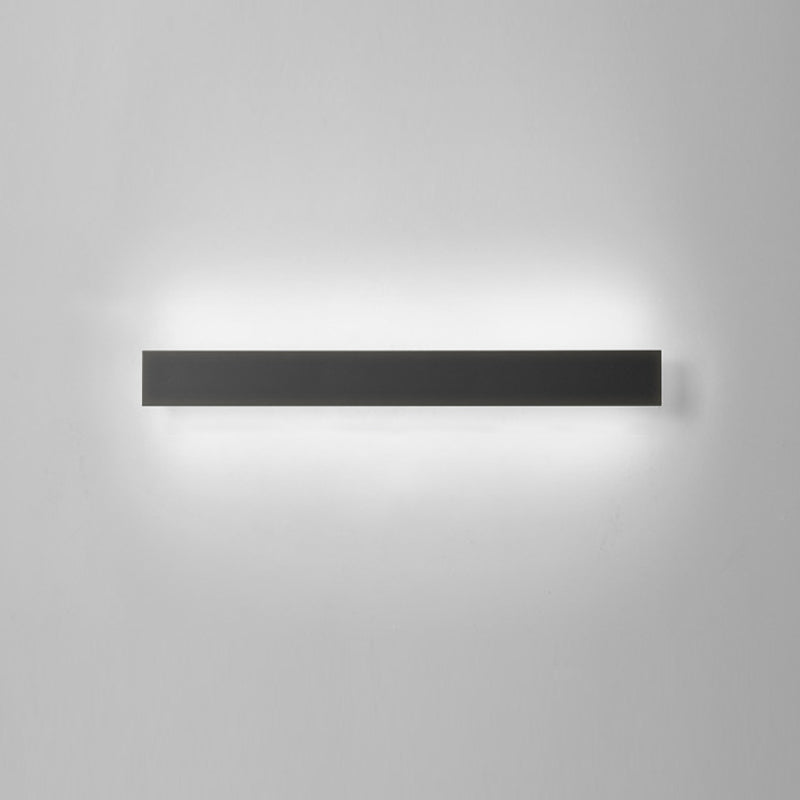 Single Black Modern Wall Mounted Sconce Linear Wall Light for Foyer