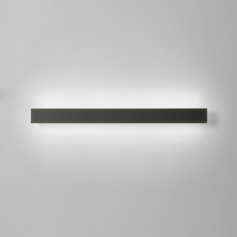 Single Black Modern Wall Mounted Sconce Linear Wall Light for Foyer