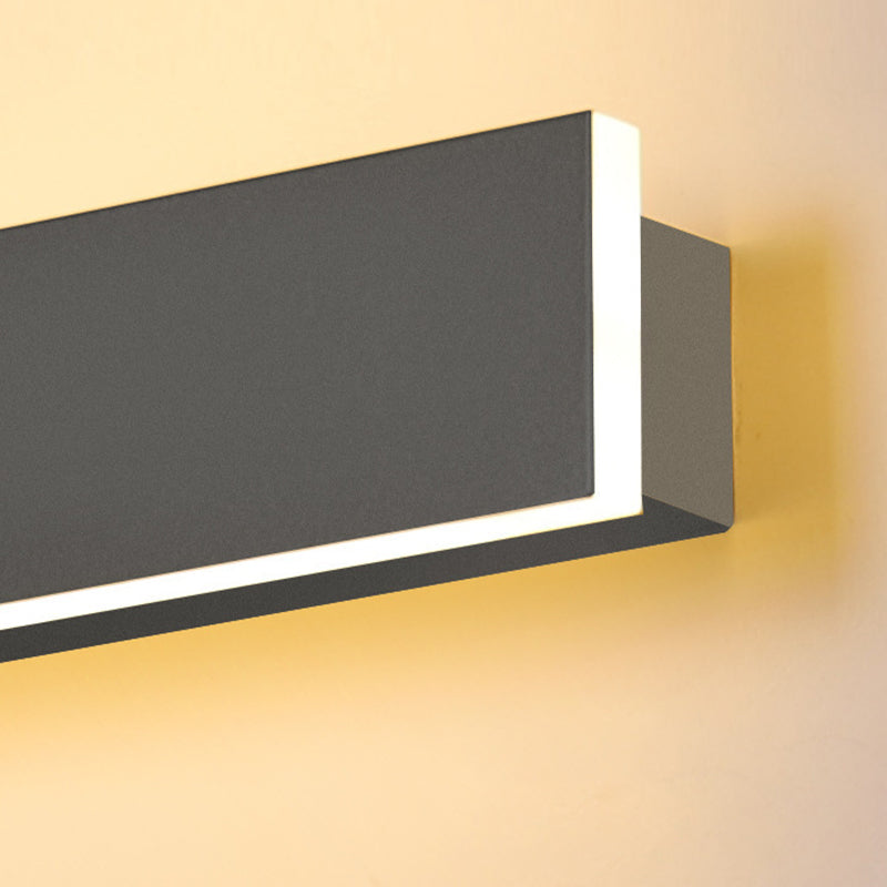 Single Black Modern Wall Mounted Sconce Linear Wall Light for Foyer