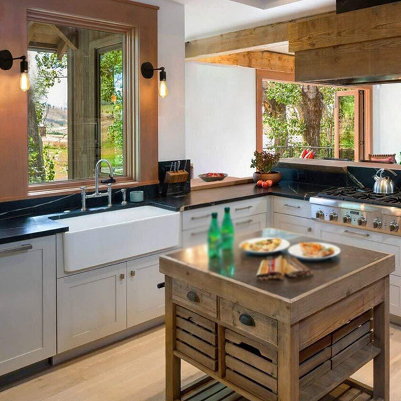 Industrial Black Wall Light Metal Lighting for Home Living Room