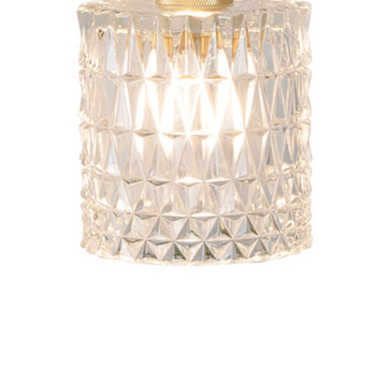 Industrial Glass Wall Light Metal Golden Lighting for Restaurant