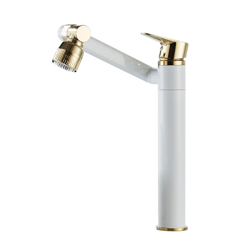 Vessel Sink Faucet Glam Style Single Lever Handle Faucets for Bathroom