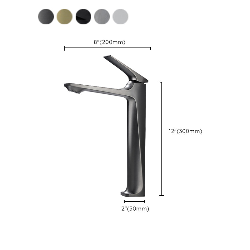 Contemporary Centerset Faucet Lever Handles Single Hole Low Arc Solid Brass Square Faucet