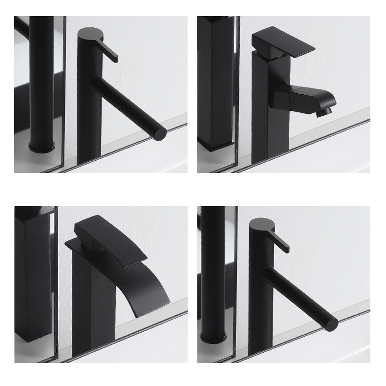 Modern Trough Bathroom Sink White and Black Trough Bathroom Sink