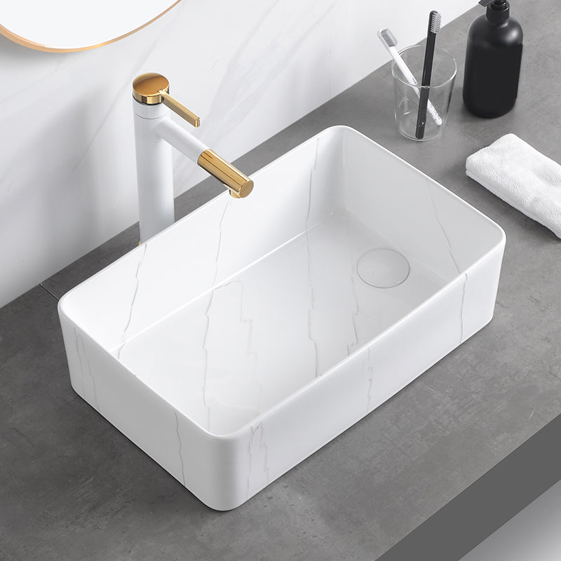 Classic Style Bathroom Sink Stainless Steel Dirt Resistant Bathroom Sink