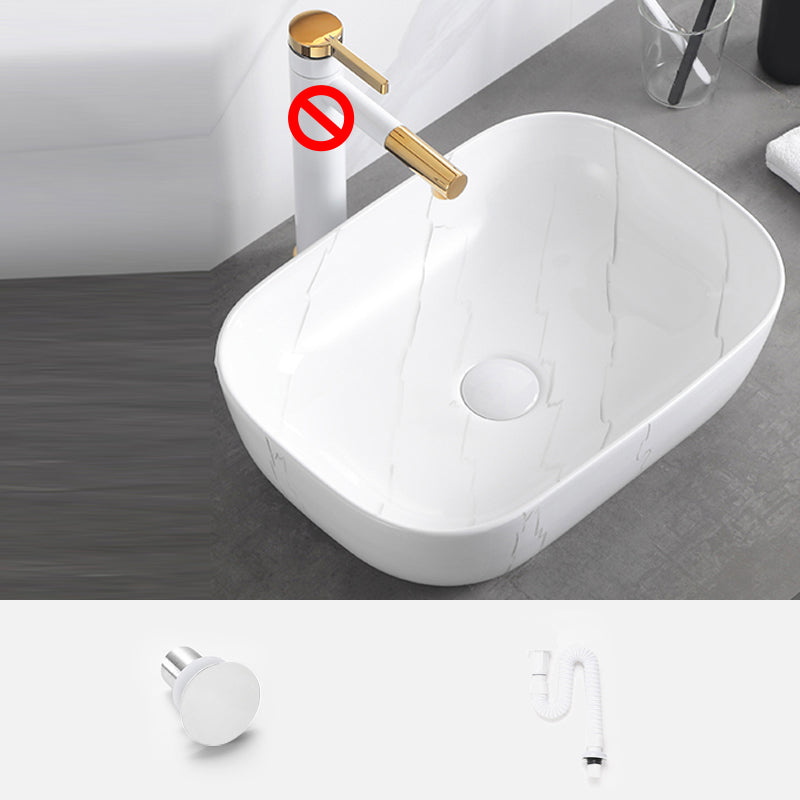 Classic Style Bathroom Sink Stainless Steel Dirt Resistant Bathroom Sink