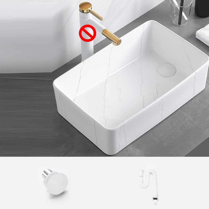 Classic Style Bathroom Sink Stainless Steel Dirt Resistant Bathroom Sink