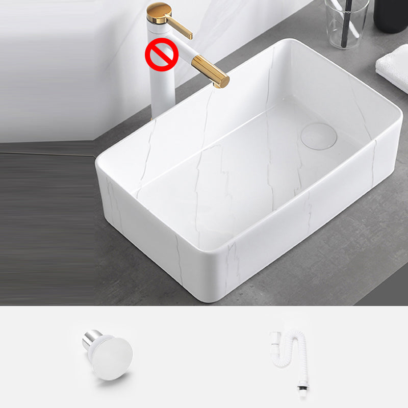 Classic Style Bathroom Sink Stainless Steel Dirt Resistant Bathroom Sink