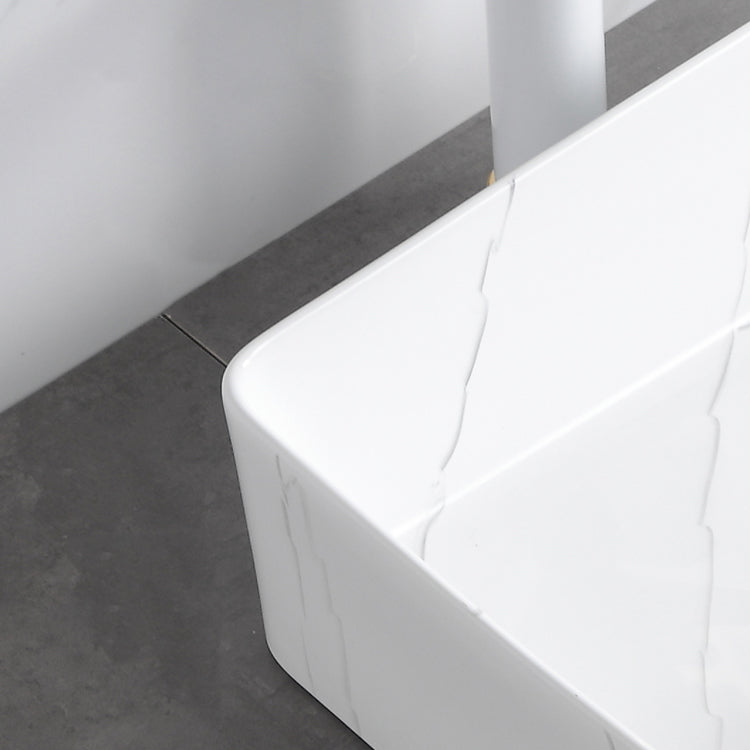 Classic Style Bathroom Sink Stainless Steel Dirt Resistant Bathroom Sink