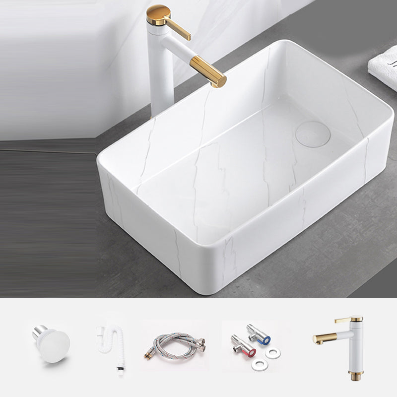 Classic Style Bathroom Sink Stainless Steel Dirt Resistant Bathroom Sink