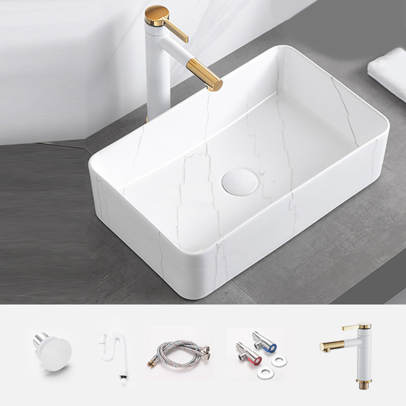 Classic Style Bathroom Sink Stainless Steel Dirt Resistant Bathroom Sink
