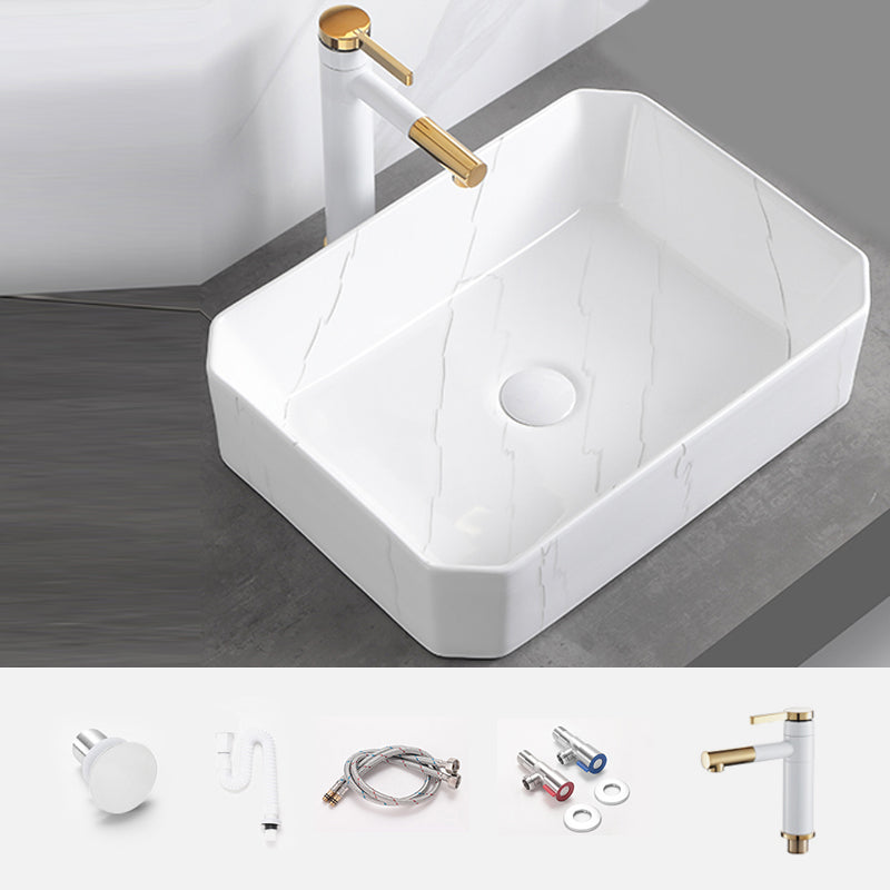 Classic Style Bathroom Sink Stainless Steel Dirt Resistant Bathroom Sink