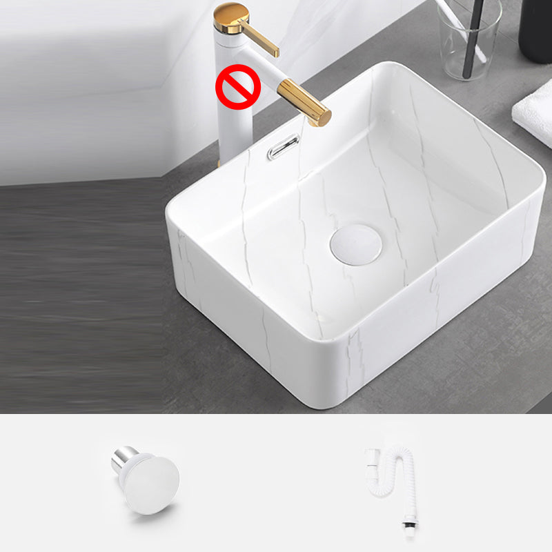 Classic Style Bathroom Sink Stainless Steel Dirt Resistant Bathroom Sink