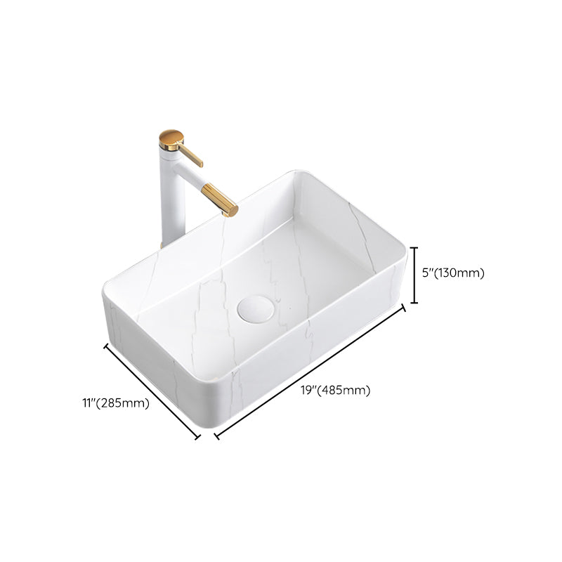Classic Style Bathroom Sink Stainless Steel Dirt Resistant Bathroom Sink