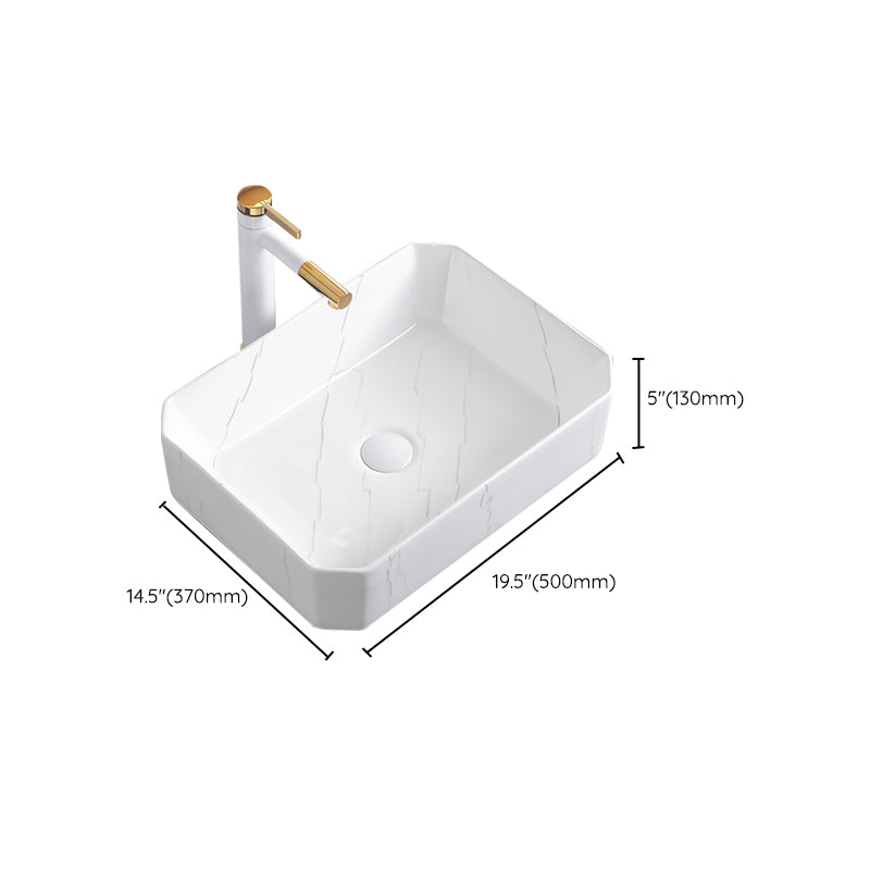 Classic Style Bathroom Sink Stainless Steel Dirt Resistant Bathroom Sink