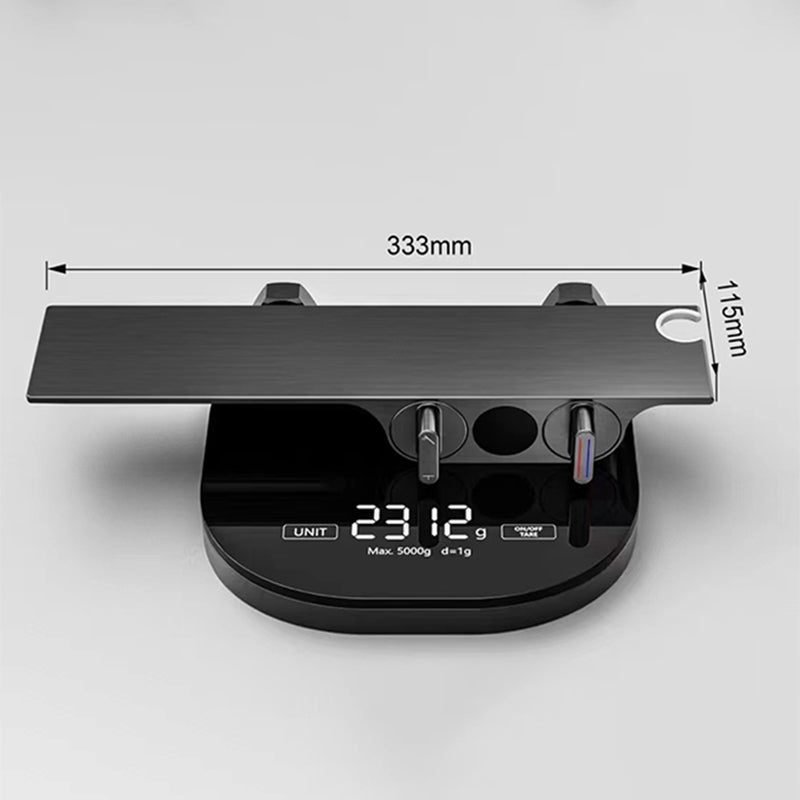 Wall Mounted Metal Bathroom Faucet Low Arc Waterfall Tub Filler