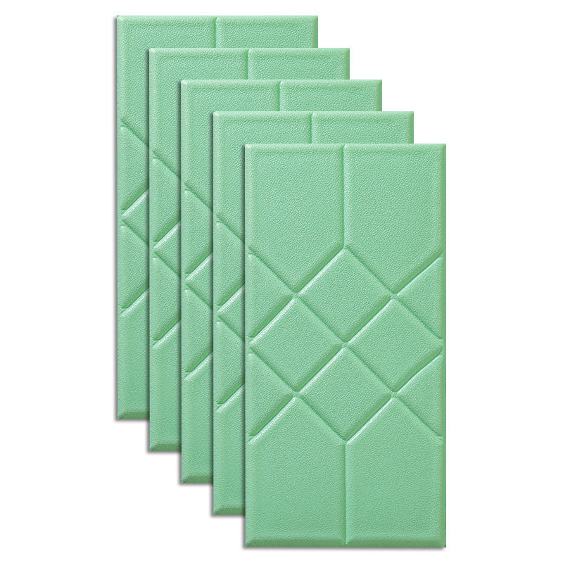 Modern Wall Paneling Living Room Peel and Stick 3D Embossing Waterproof Wall Paneling