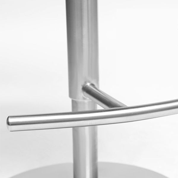 Leather Bar Stool Adjustable Backrest Counter Stool for Bristol With Cushion