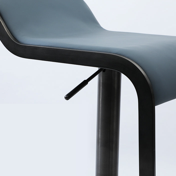 Industrial Backrest Bar Stool Adjustable Height Counter Stool for Bristol