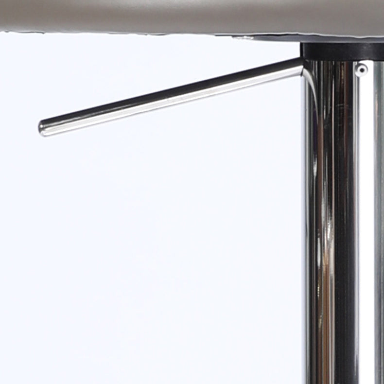 Industrial Leather Bar Stool Adjustable Height Counter Stool for Bristol