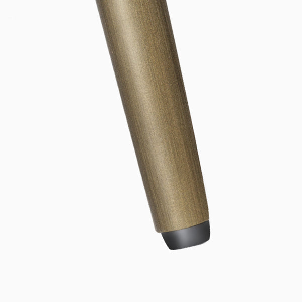 Glam Bar Stool Low Back Leather Counter Stool for Living Room