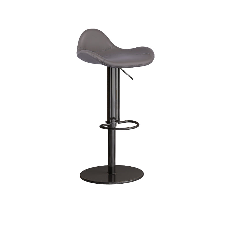 Industrial Adjustable Bar Stool Leather Backrest Counter Stool for Bristol