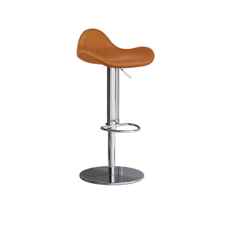 Industrial Adjustable Bar Stool Leather Backrest Counter Stool for Bristol