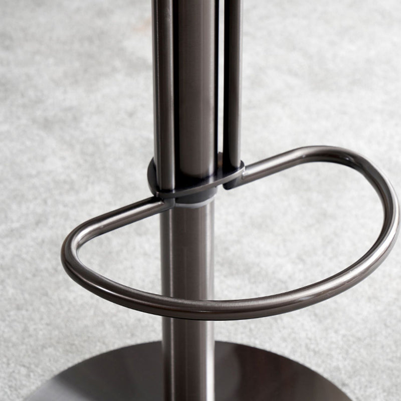 Industrial Adjustable Bar Stool Leather Backrest Counter Stool for Bristol