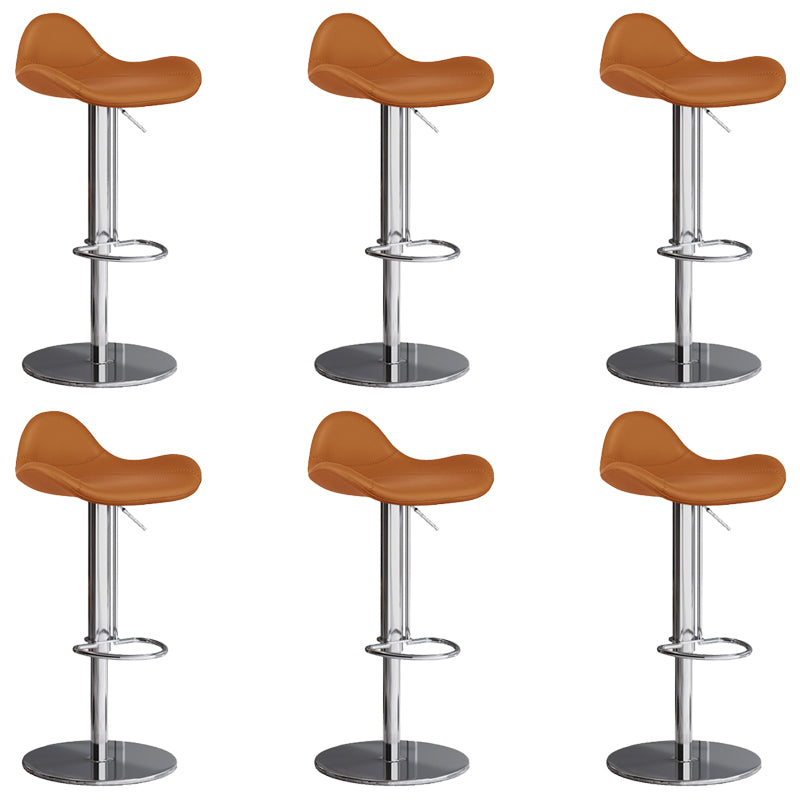 Industrial Adjustable Bar Stool Leather Backrest Counter Stool for Bristol