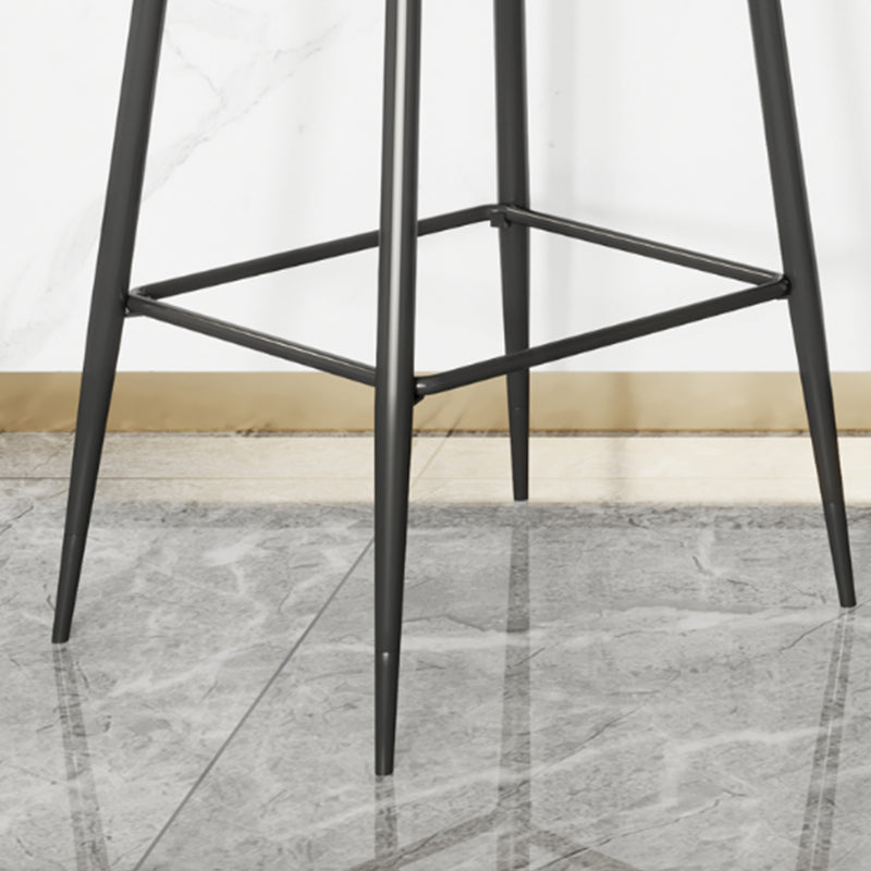 Modern Leather Bar Stool Upholstered Counter Stool for Bristol