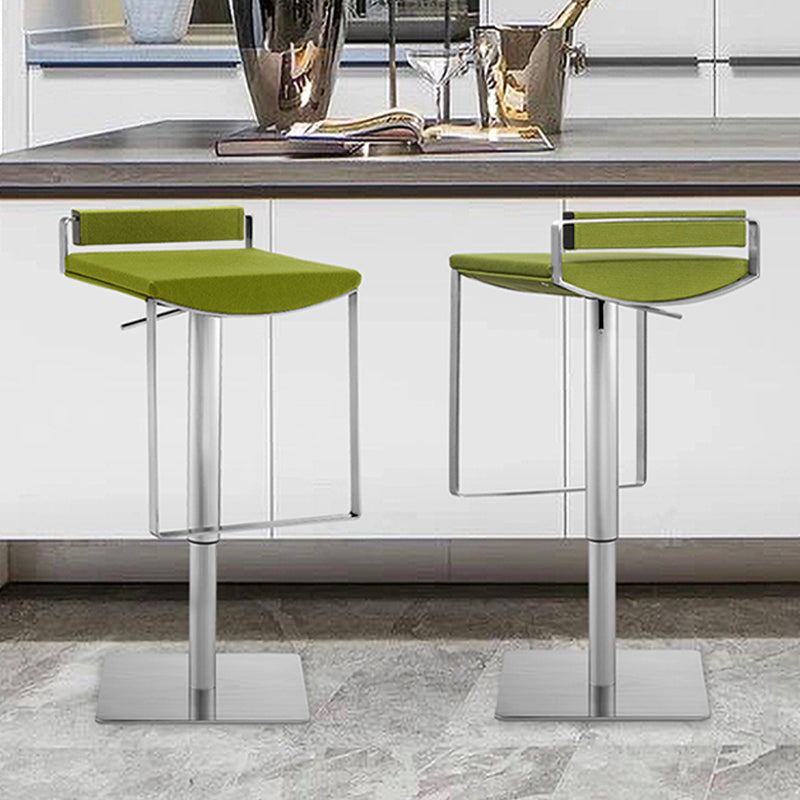 Industria Fabric Bar Stool Modern Low Back Counter Stool for Bristol