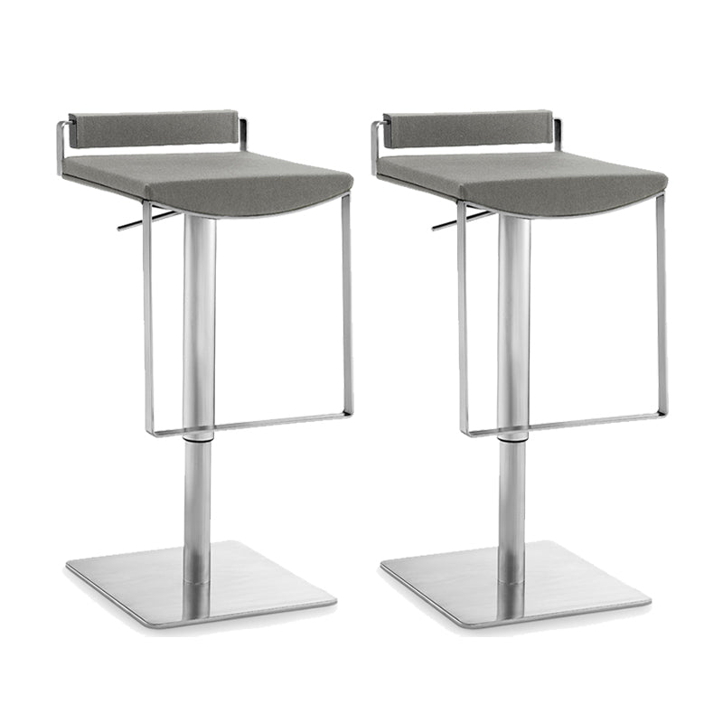 Industria Fabric Bar Stool Modern Low Back Counter Stool for Bristol