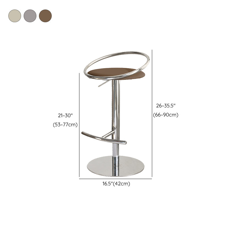 Adjustable Bar Stool Modern Swivel Counter Stool for Bristol