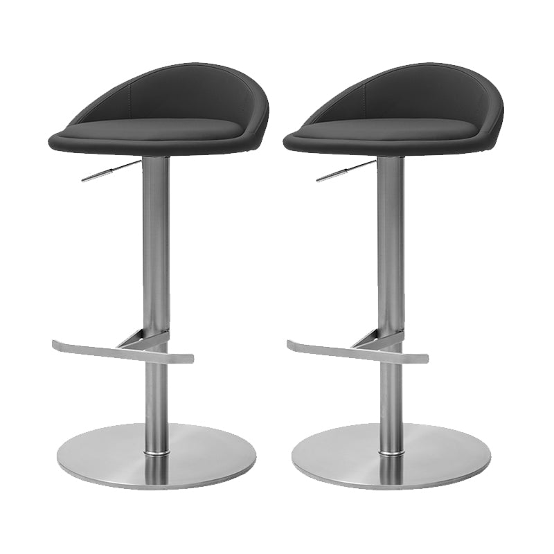 Modern Bar Stool Leather Adjustable Height Counter Stool for Bristol