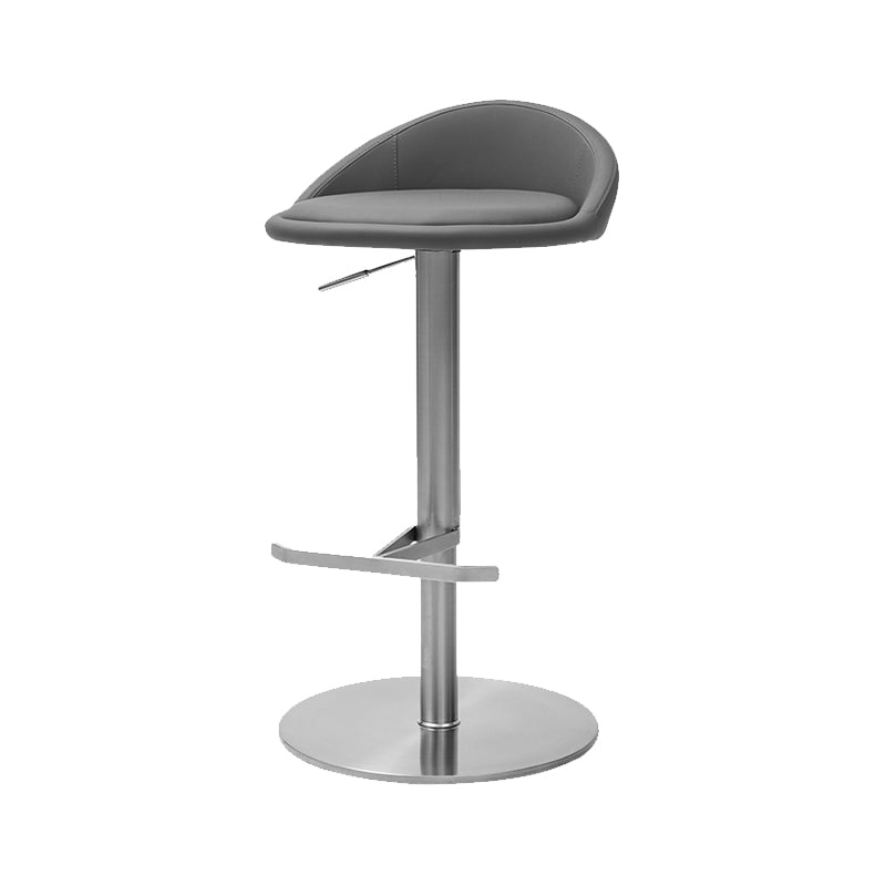 Modern Bar Stool Leather Adjustable Height Counter Stool for Bristol