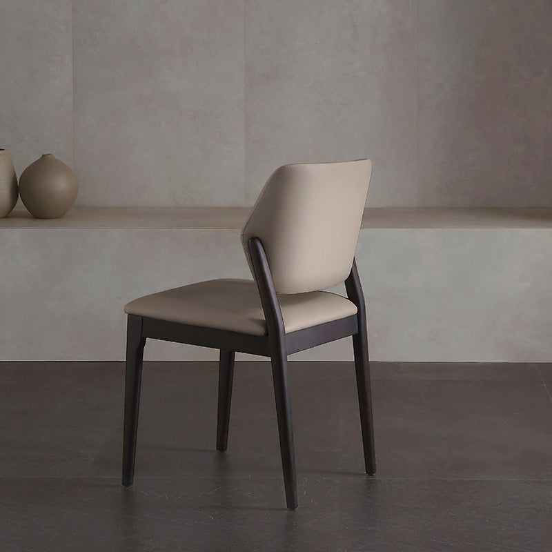 Contemporary Kitchen Dining Side Chair Open Back Dining Side Chair