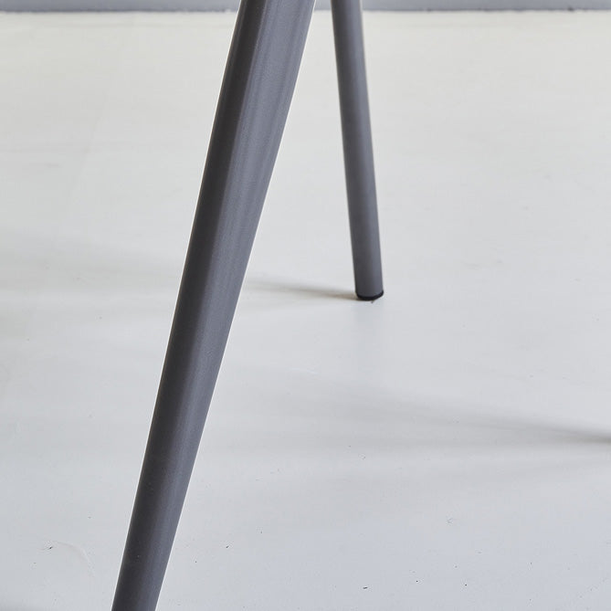 Industrial Armless Kitchen Dining Side Chair Faux Leather Side Chair