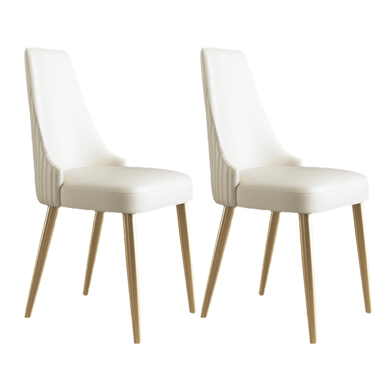 Kitchen Home Glam Chair Armless Dining Chair with Upholstered