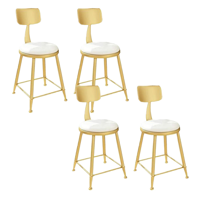 Glam Armless Kitchen Dining Side Chair Open Back Dining Side Chair