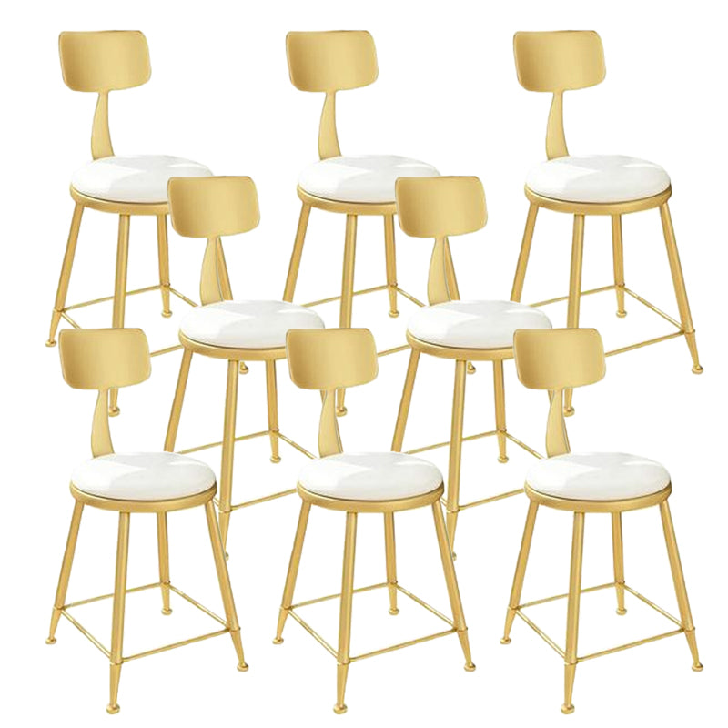 Glam Armless Kitchen Dining Side Chair Open Back Dining Side Chair