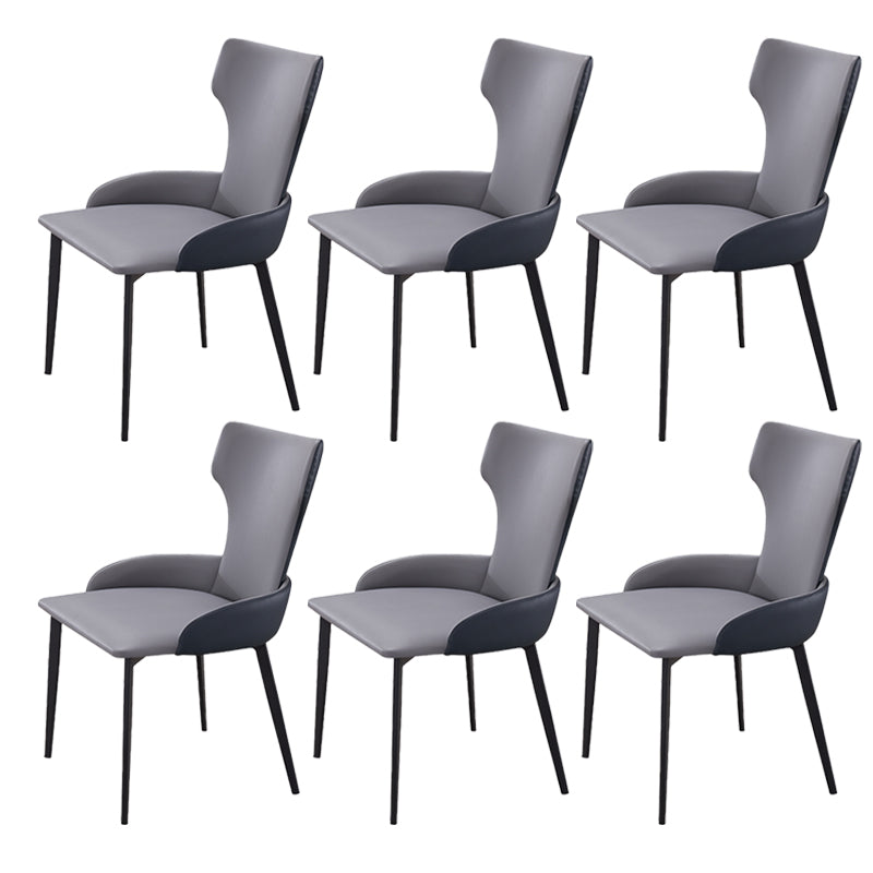 Dining Room Industrial Arm Chair Upholstered Wingback Dining Chairs